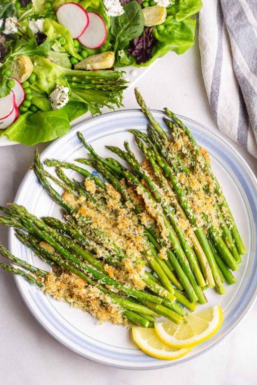 Grilled Asparagus with Parmesan and Olive Oil