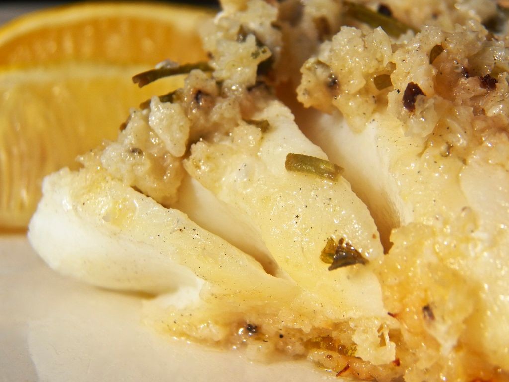 Grilled Baccala with Lemon and Rosemary