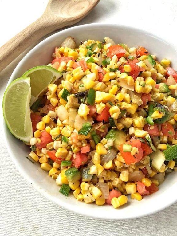 Grilled Corn and Poblano Esquites
