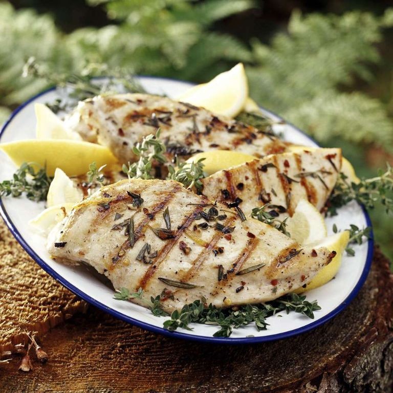 Grilled Lemon Herb Chicken Breast