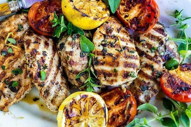 Grilled Lemon Herb Chicken with Vegetables