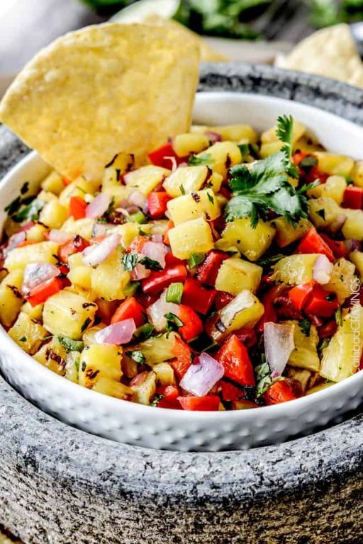 Grilled Pineapple Salsa