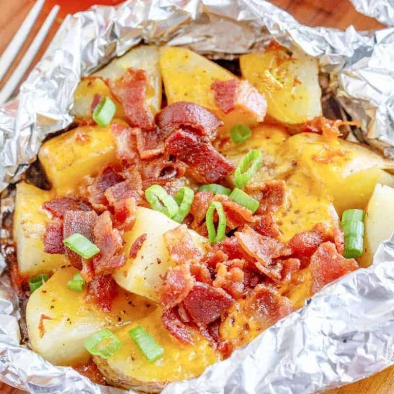 Grilled Potato and Bacon Foil Packets