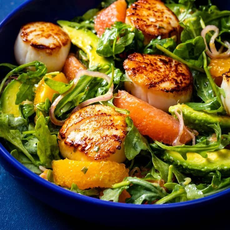 Grilled Scallop and Citrus Salad