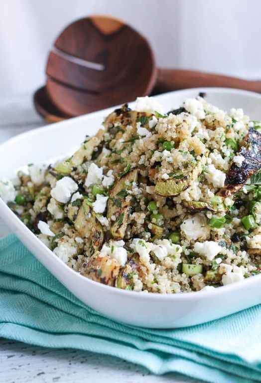 Grilled Zucchini and Quinoa Salad