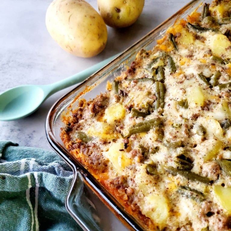 Ground Beef and Green Bean Casserole