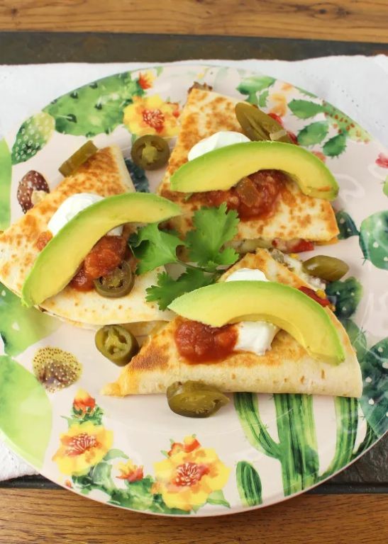 Ground Beef and Zucchini Quesadillas