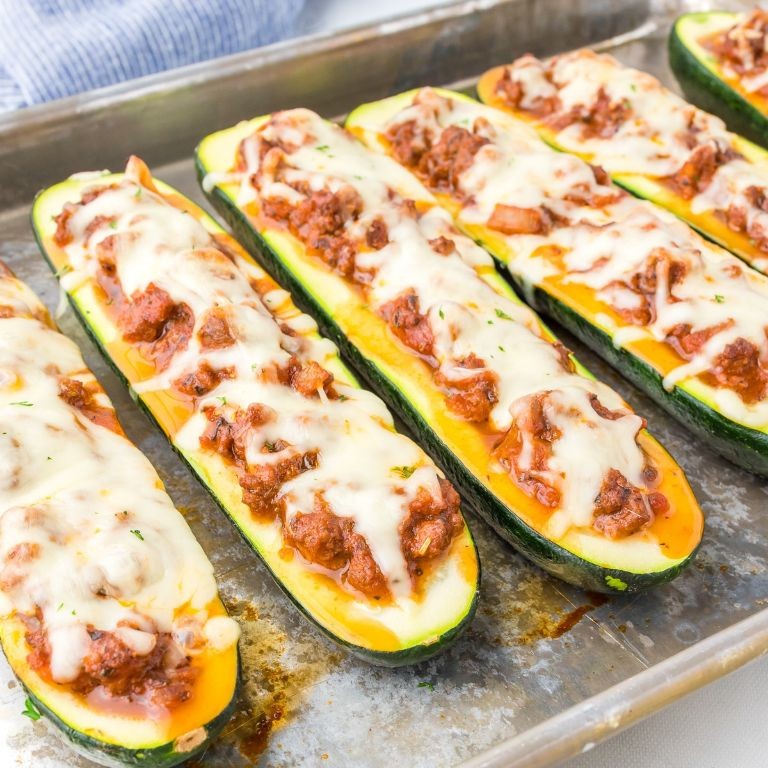 Ground Beef and Zucchini Stuffed Shells