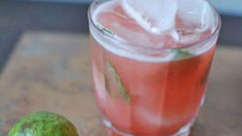 Guava and Basil Cocktail