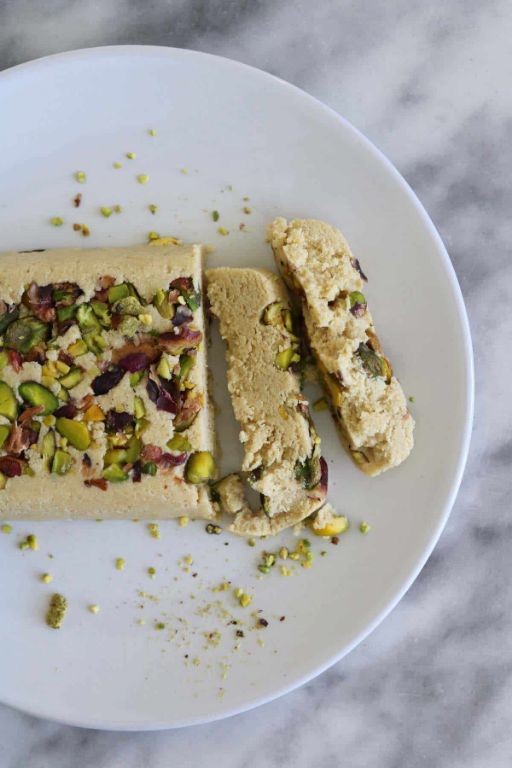 Halva with Tahini and Pistachios