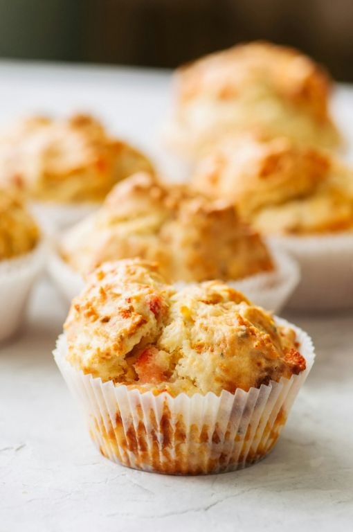 Ham and Cheese Savory Muffins