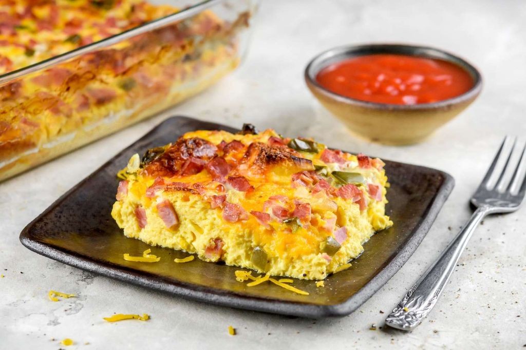 Ham and Egg Breakfast Casserole