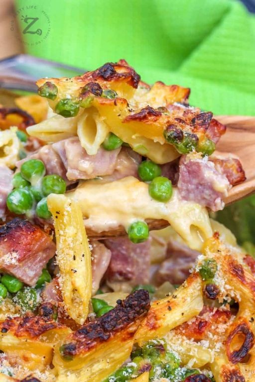Ham and Pea Pasta Bake