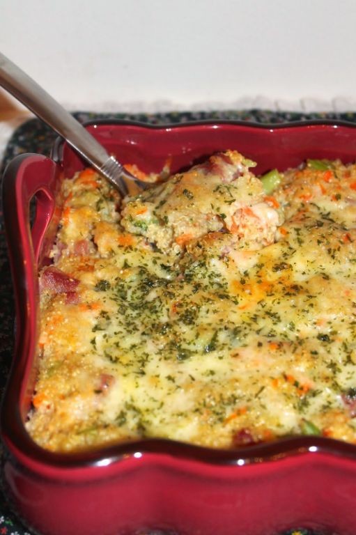 Ham and Quinoa Casserole