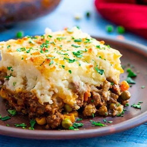 Hamburger and Rice Shepherd’s Pie