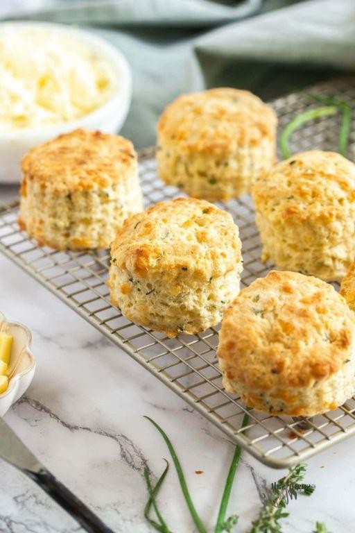Havarti Cheese and Herb Scones
