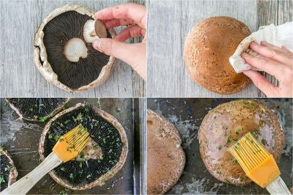 Havarti and Spinach Stuffed Mushrooms