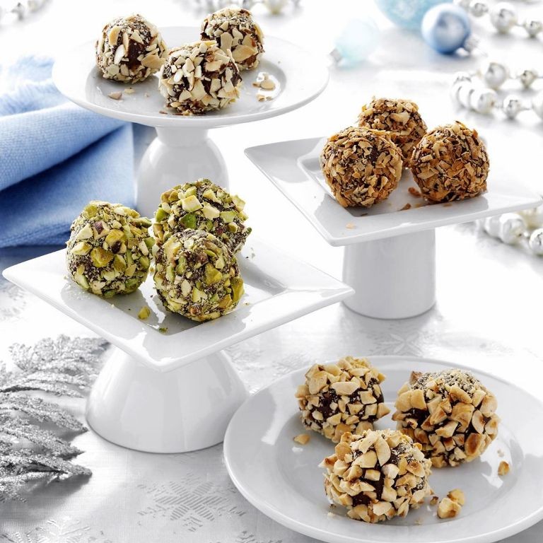 Hazelnut Mascarpone Truffles