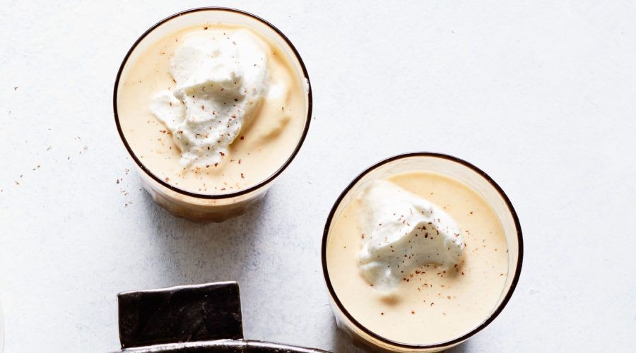 Hazelnut Praline Eggnog Shake