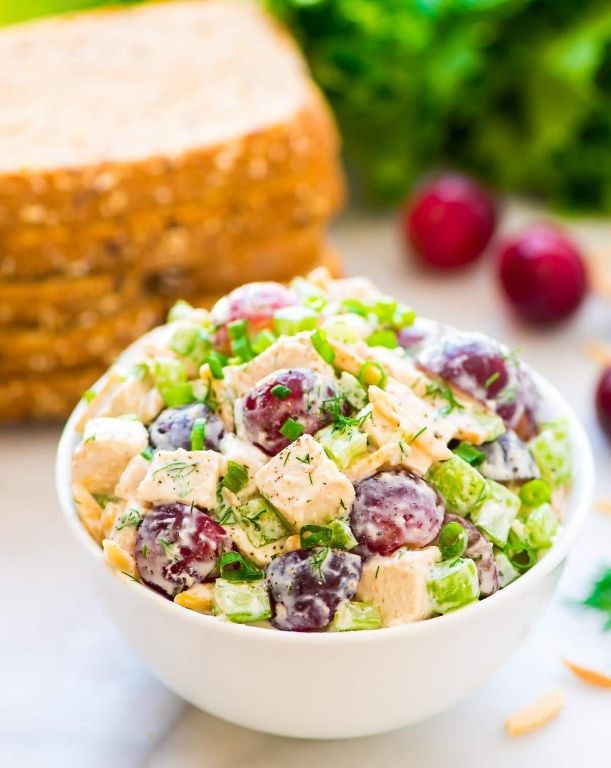 Healthy Canned Chicken Salad with Greek Yogurt