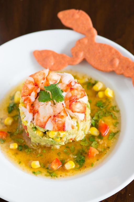 Healthy Lobster Salad with Avocado and Lime Dressing