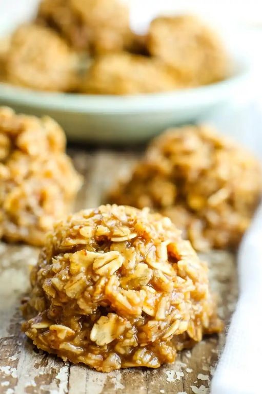 Healthy No Bake Almond Butter Cookies