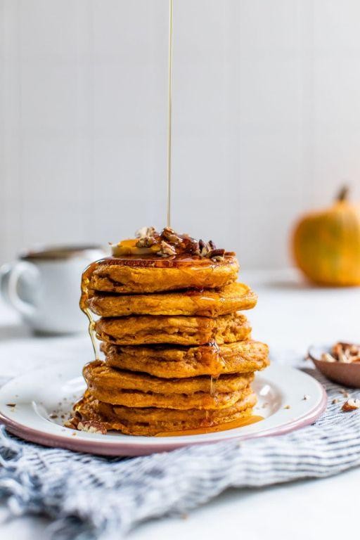 Healthy Pumpkin Pancakes