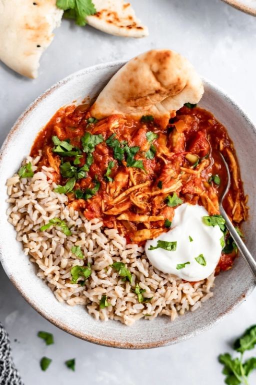 Healthy Slow Cooker Chicken Tikka Masala