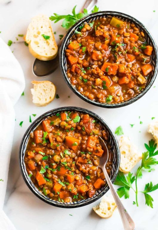 Healthy Slow Cooker Lentil Soup