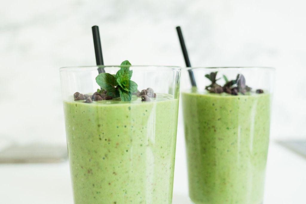Hemp Seed Chocolate Mint Smoothie