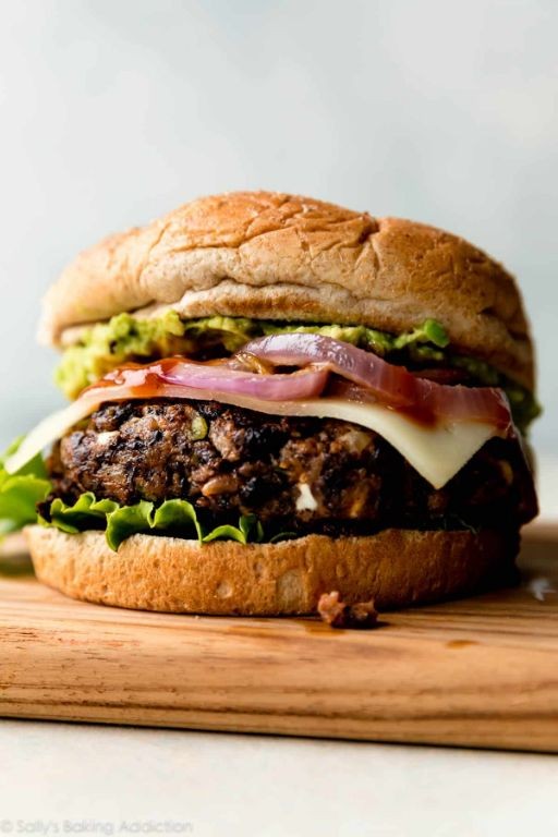 Herb and Garlic Black Bean Burgers