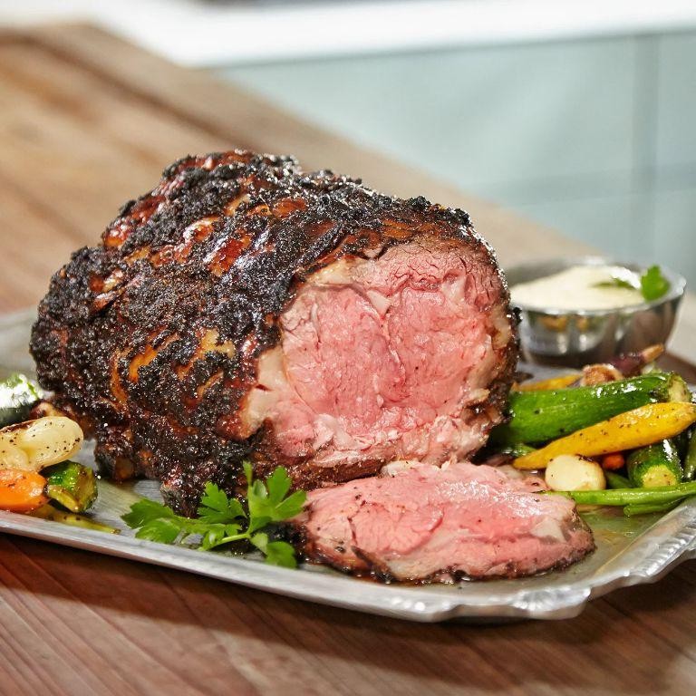 Herb and Mustard Ribeye Roast