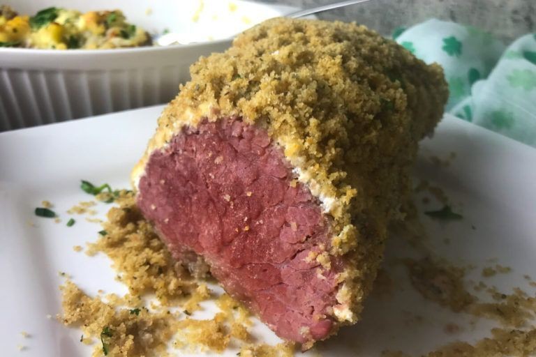 Herb-Crusted Baked Corned Beef