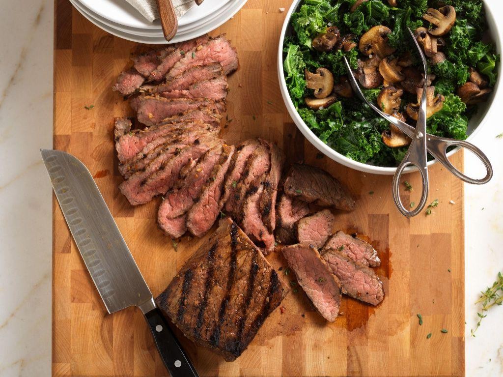 Herb-Marinated Eye of Round Thin Steak