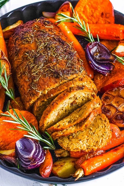 Herb-Roasted Vegan Turkey Substitute