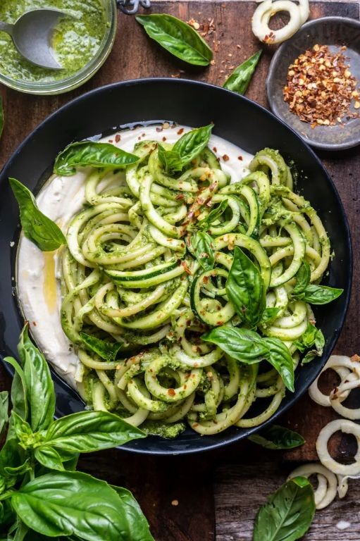 Herba Mystica Basil Pesto Zoodles