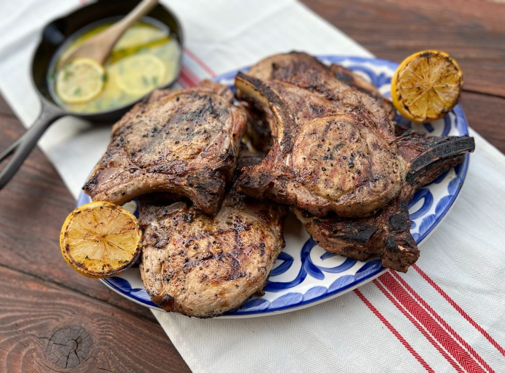 Herba Mystica Oregano Grilled Pork Chops