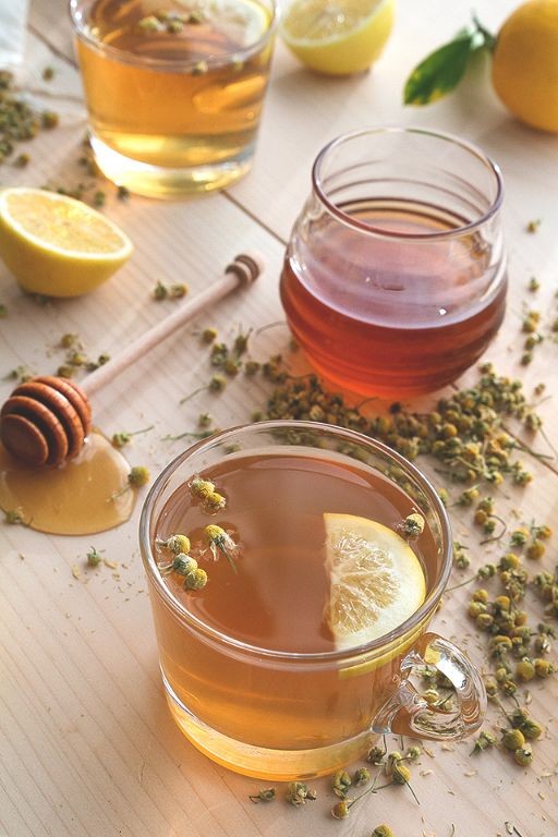 Herbal Hot Toddy with Chamomile and Lavender