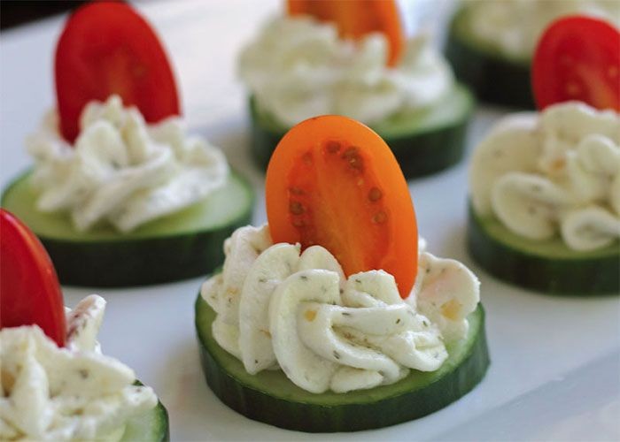 Herbed Cucumber Canapés