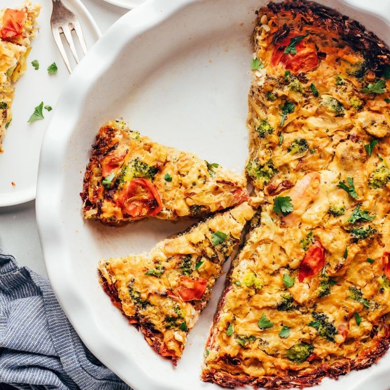 Herbed Keto Tofu Quiche