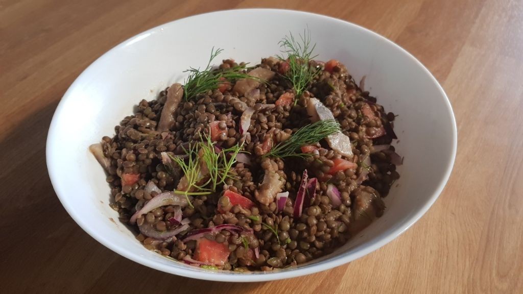 Herring and Lentil Salad