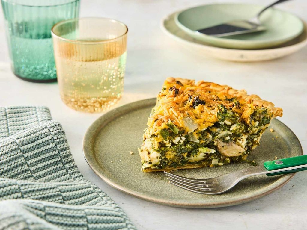 Herring and Spinach Quiche