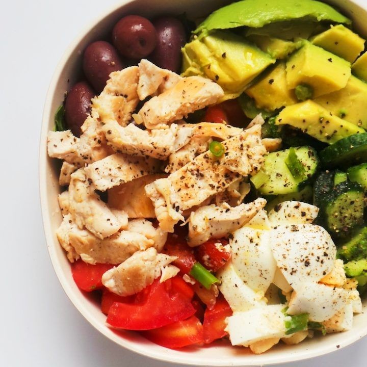 High-Protein Chicken Breast Salad with Avocado
