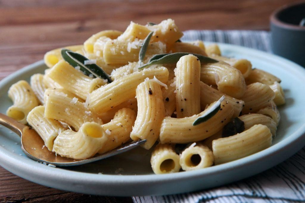 Homemade Pasta with Sage Butter Sauce