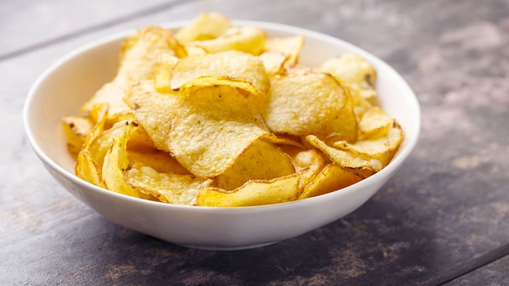 Homemade Sea Salt Potato Chips