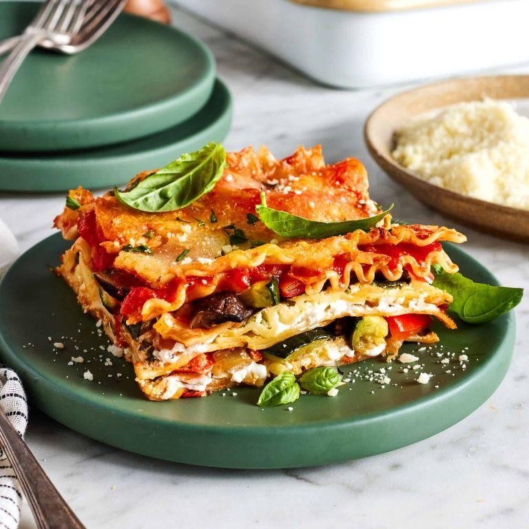 Homemade Vegetarian Lasagna