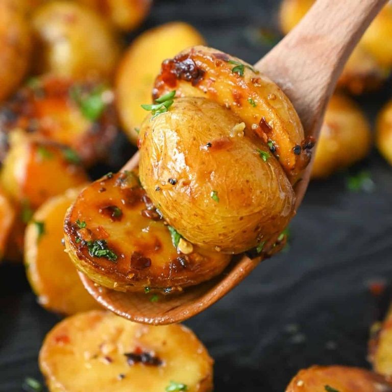 Honey Butter Glazed Baby Potatoes