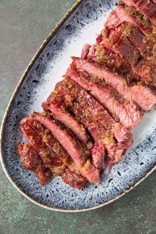 Honey Garlic Baked Corned Beef