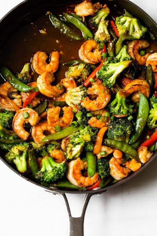 Honey Garlic Shrimp Stir-Fry