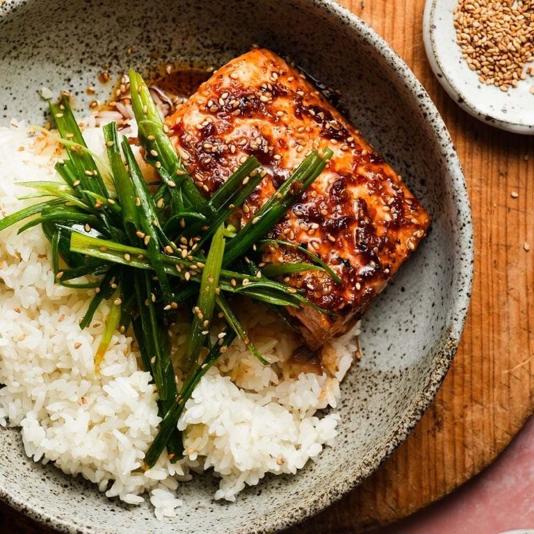 Honey Ginger Glazed Salmon